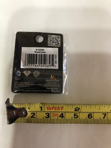 D.C. Superman Mini Button Pin #45289 - Picture 3 of 4