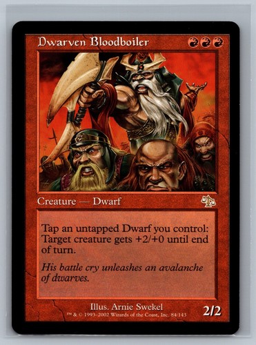 Magic The Gathering Judgment Dwarven Bloodboiler #84/143 MTG TCG CCG - Picture 1 of 2