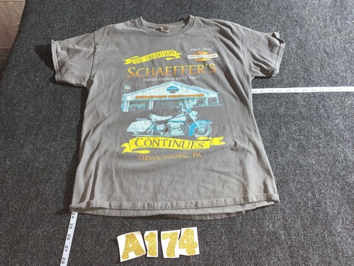 SCHAEFFERS HARLEY DAVIDSON T SHIRT SCHWARZ GR. L MOTORRAD BIKER ADLER LOGO