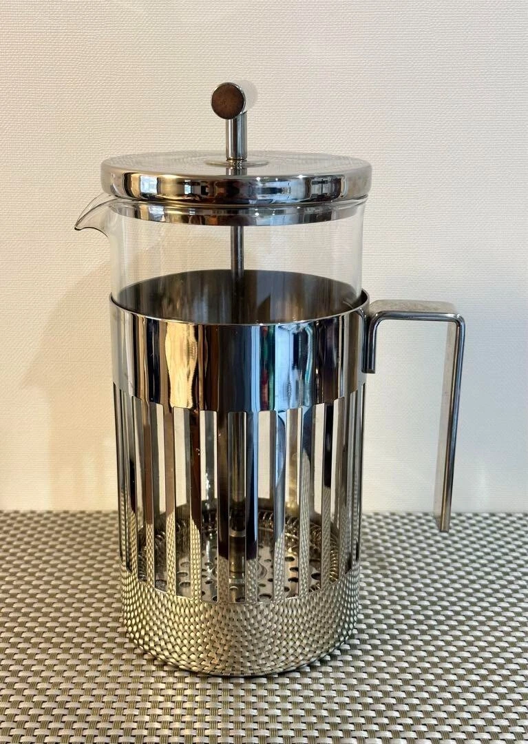 Alessi press filter coffee maker for 8 cups body only no box