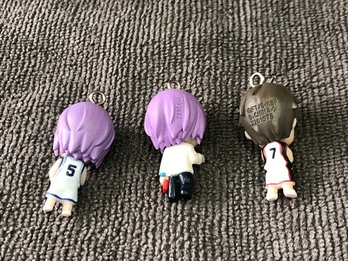 KUROKO'S BASKETBALL ATSUSHI MURASAKIBARA CINTURINO IN GOMMA BANDAI mascotte figura SET 5 - Foto 3 di 12