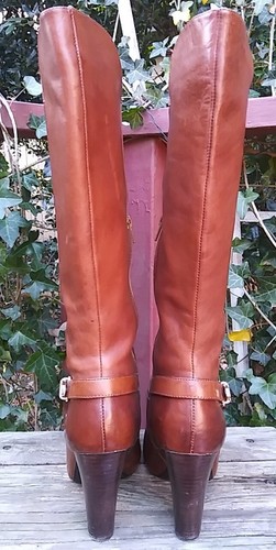 Sofft #1417140 CBHF13 4" Heel Knee High Brown Leather Boots womens size 8.5 - Picture 4 of 12
