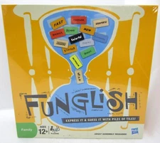 FUNGLISH Family Fun Game Ages 12 + For 3 or More Players Great Fun by Hasbro