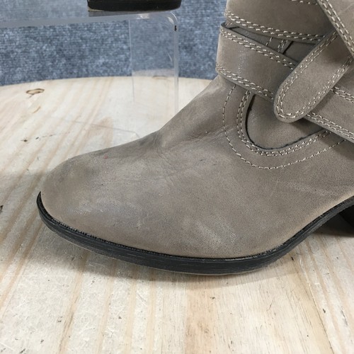 Rocket Dog Boots Womens 9.5 Sayla Ankle Western Booties Heels Brown Pull On - Picture 4 of 23
