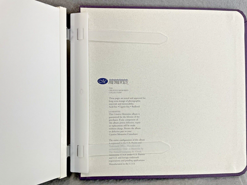 Creative Memories 7x7 Scrapbook Album Pink Blue Purple Album 12 Pages Each - Picture 7 of 10