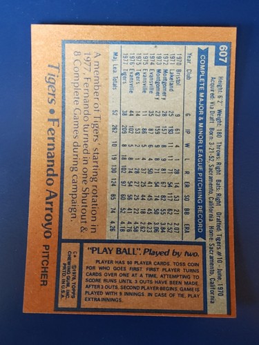 Tarjetas de béisbol Topps 1978 completa tu conjunto que elijas #529-630 - Imagen 151 de 195