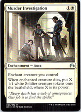 Murder Investigation Magic The Gathering Magic Origins Light Play 