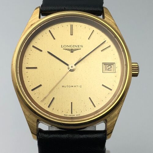 Vintage 1970's LONGINES 1663 Automatic Swiss made Men's Gold watch #1953 - Picture 2 of 17