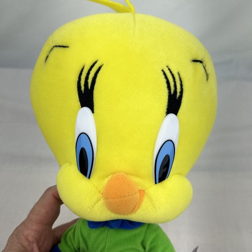 "Jugador de fútbol de peluche Nanco Looney Tunes Piweety Bird 2003 14"" - nuevo con etiquetas" - Imagen 2 de 7