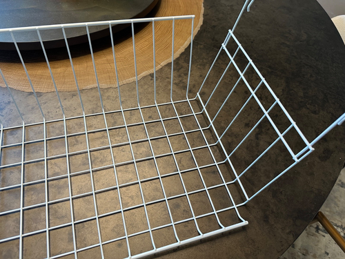 ClosetMaid 17 In Wide Hanging Basket for Wire Shelving Organizer, White - Picture 3 of 4