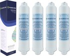 WSF-100 Inline Fridge Water Filters for Samsung, LG, Bosch, Daewoo, Neff, 4 pack