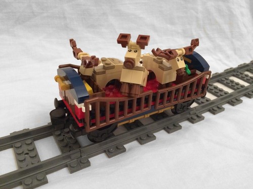 Custom INSTRUCTIONS for SIX Christmas Cars for Lego 10254 Winter Village Train - Picture 6 of 7