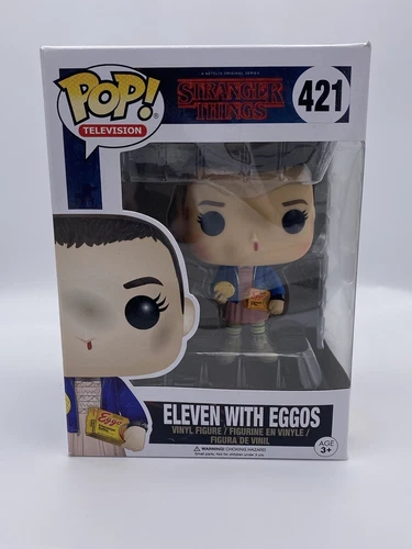 Funko Pop Stranger Things Eleven with Eggos No 421 Vinyl Figure NEW