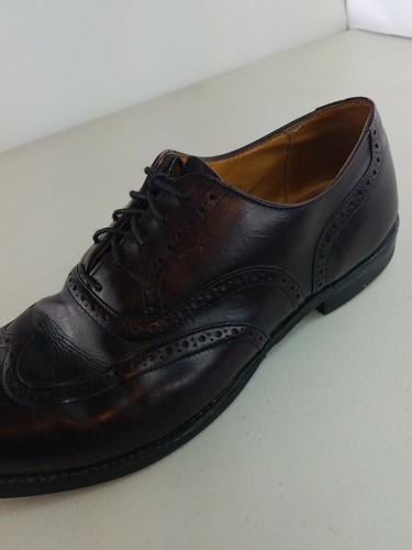 Herren Cole Haan 48019L Kalbsleder Obermaterial Dunkelbraun Vintage Elegant Schuhe Größe 11D/B - Bild 4 von 12