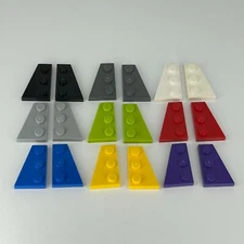 LEGO Parts (4pcs) 2x3 Right & Left Wing Plates/Wedges, 43722 43723 Choose Color