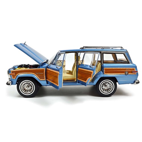 1/18 Scale Jeep Grand Wagoneer 1991 DD MODELS Blue METALLIC Diecast Model Car - Picture 20 of 24