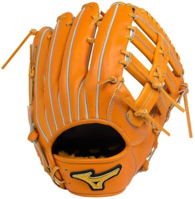 Mizuno baseball hardball glove MADE IN HAGA Outfielder size 18N