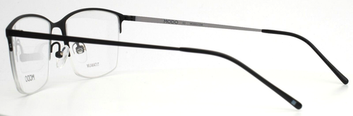 MODO 4259 BLK Black Mens Rectangle Half Rim Eyeglasses 57-19-148 B:39 - Picture 11 of 15