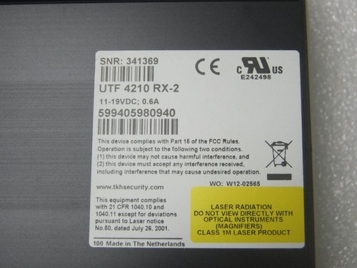UTF 4210 RX-2 Up-the-Fiber EasyC-S SQURA IQ - Picture 3 of 6