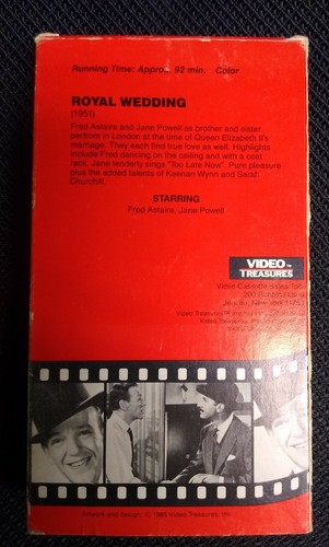 Royal Wedding (1951) - VHS Tape Movie - Comedy - Fred Astaire - Jane Powell - Picture 2 of 3
