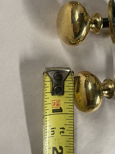 15 tiranti per cassetti rotondi vintage in ottone fantasia con viti 2 misure - Foto 10 di 10