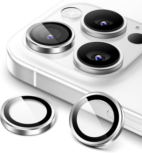 Camera Lens Protector for iPhone 16 15 Pro Max Metal Ring Glass With Tool Kit - Picture 20 of 36