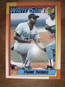 1990 Topps #414B Frank Thomas Rookie Card | eBay