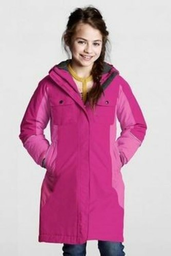 Lands' End Girls Stadium Coat - Picture 8 of 9
