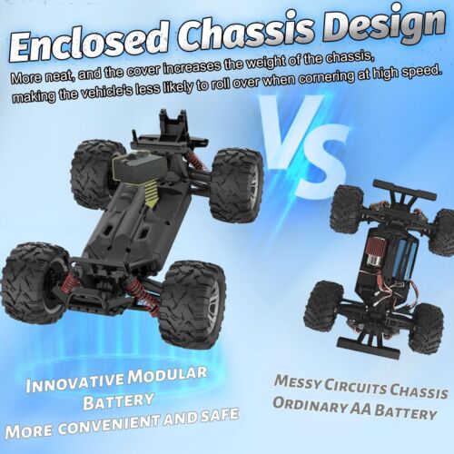 1:16 Remote Control Car, Off-Road RC Cars for Adults, 48 KM/H High Speed 4WD ... - Picture 3 of 7