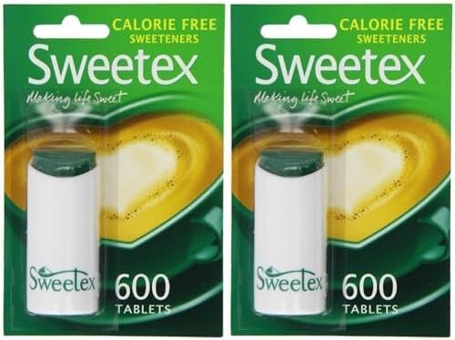 Sweetex Calorie Free Sweetener, Calorie Free, 600 Tablets (Pack of 2) - Picture 1 of 5