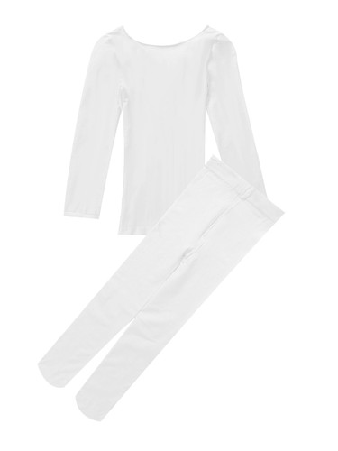 Kids Girls Boys Long Thermal Underwear Set Fleece Lined Base Layer Thermals Sets - Picture 5 of 63