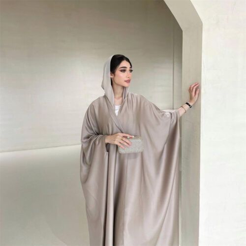 Ramadan Women Open Kimono Long Dress Abaya Muslim Cardigan Robe Abaya Kaftan - Picture 3 of 84