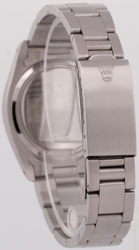VINTAGE Rolex Oysterdate Precision SILVER Stainless Steel Oyster 34mm Watch 6694 - Picture 5 of 10