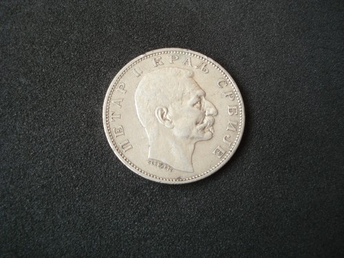 Serbia, 2 Dinara, 1904, silver, ex jewelry - Picture 2 of 3