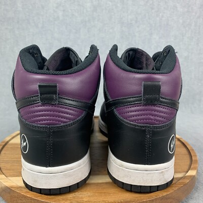 Nike Fragment Design x Dunk High Shoes Mens Size 9 Purple