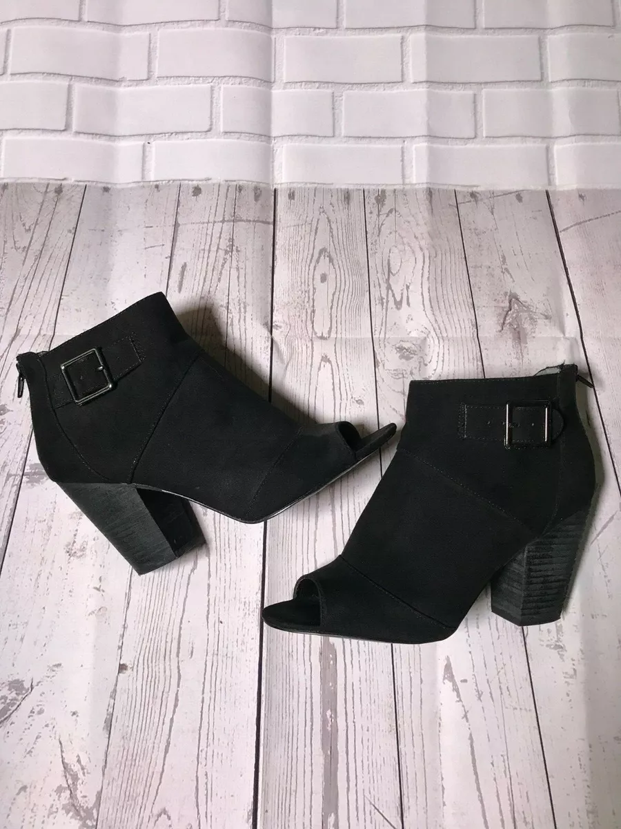 Carlos santana cheap black ankle boots