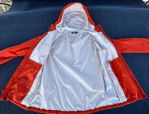 THE NORTH FACE Venture 2 Jacket With Hood Men’s Large Orange Colorblock Two Tone - Picture 12 of 24