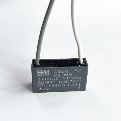 Condensador CBB61 250V 2 hilos 1/2/3/3,5/4/5/6/7/8/9/10/12/15/18/20/24/25/30 UF - Imagen 3 de 5