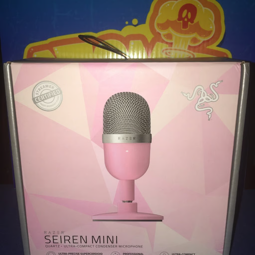 Pink Microphone Mini USB: for Streaming & Gaming on PC New-Sealed/RAZER - Picture 3 of 3