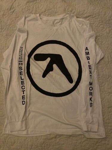 Aphex Twin Orange Long Sleeve Shirt Size Large