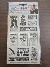 Paper House Harry Potter Stickers 4 SHEETS!! 