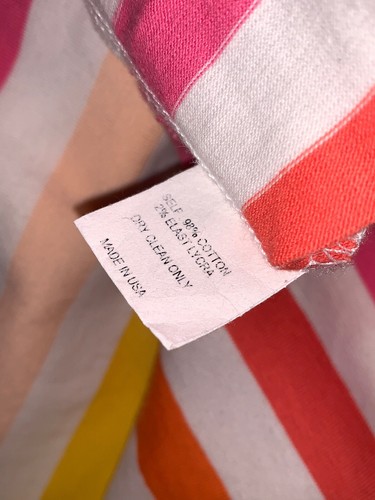 VaVa by Joy Han Rainbow Striped Cropped Top Size XS - Picture 6 of 6