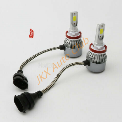 Pair Car H8 H9 H11 6000K 36W 3800LM LED Headlight Light Set C6 Fog Lamp All Cars - Picture 3 of 9