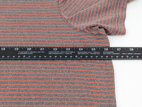 Camisa polo de golf Champion para hombre a rayas gris naranja elástica manga corta talla XXL - Imagen 6 de 8