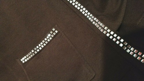 Pullover Set Quaker Factory 2-fer Gr. S/M - braun - Strass akzentuiert - Bild 7 von 10