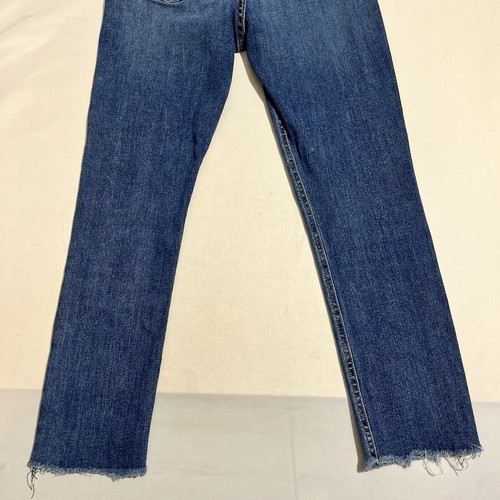 Rag & Bone Jeans Womens 26 Blue Hampton Capri Raw Hem Stretch USA - Picture 13 of 14