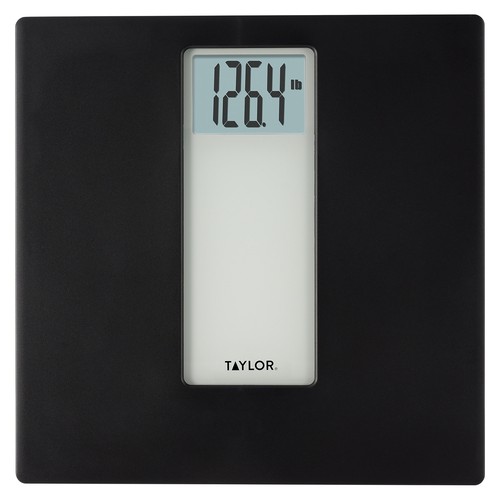 New Taylor Digital Body Weight Scale Battery Powered Black/Grey, 400lb Capacity