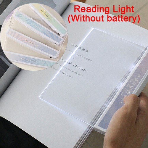 Portable LED Read Panel Light Book Reading Lamp Night Vision Eye Protect - Photo 2/6