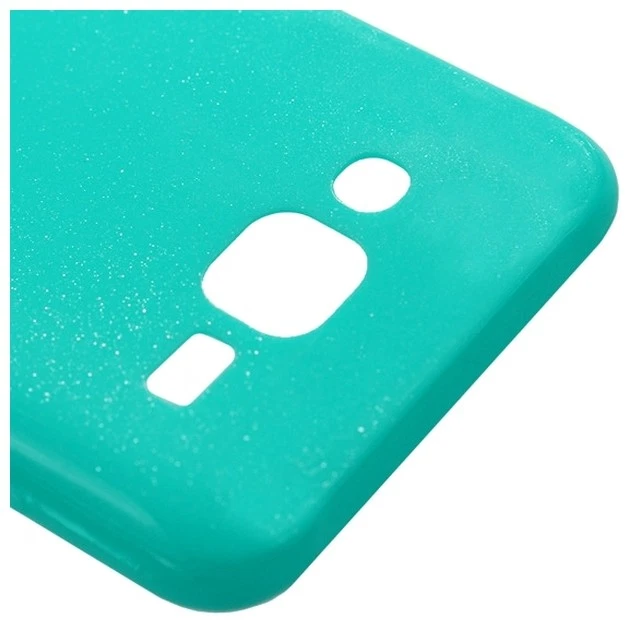 CUSTODIA SILICONE BACK CASE FLUO COVER GEL GLITTER HTC DESIRE 530 VERDE ACQUA - Immagine 3 di 4