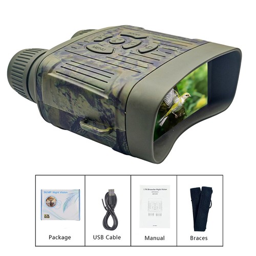 36MP Digital Night Vision Goggles Binoculars For Complete Darkness Surveillance - Picture 11 of 11